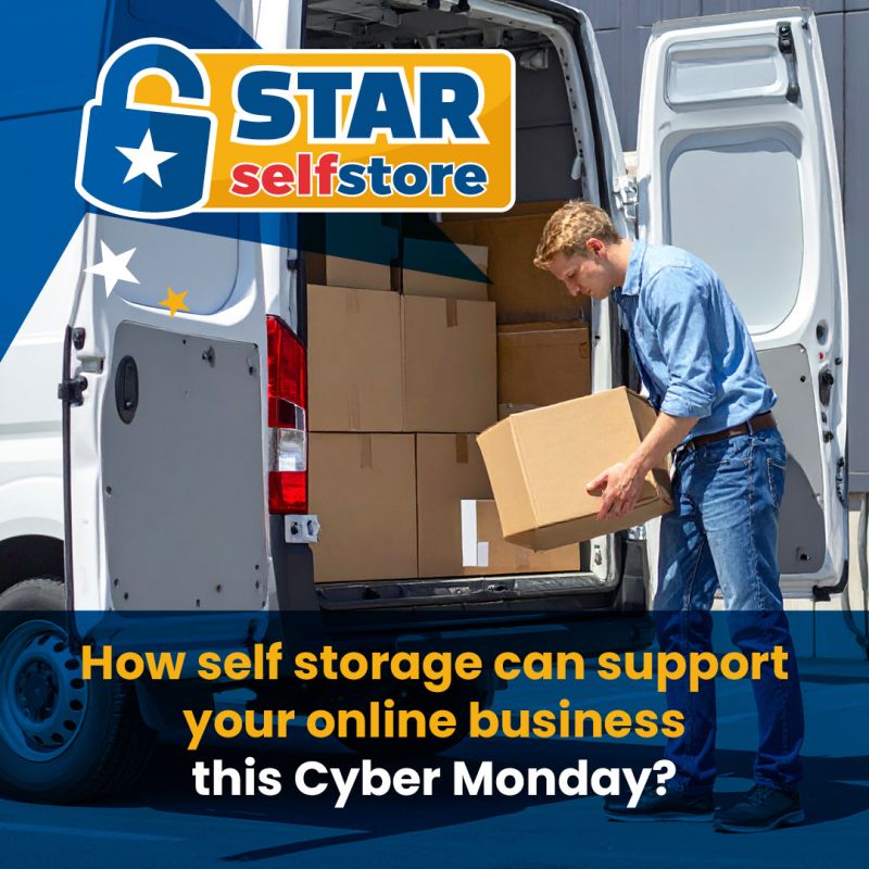 How self storage can support your online business this Cyber Monday